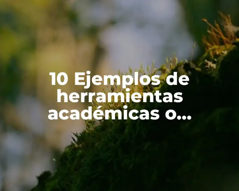 10 Ejemplos de herramientas académicas o tecnológicas de un estudiante, Definición, Diferencias y para que sirve