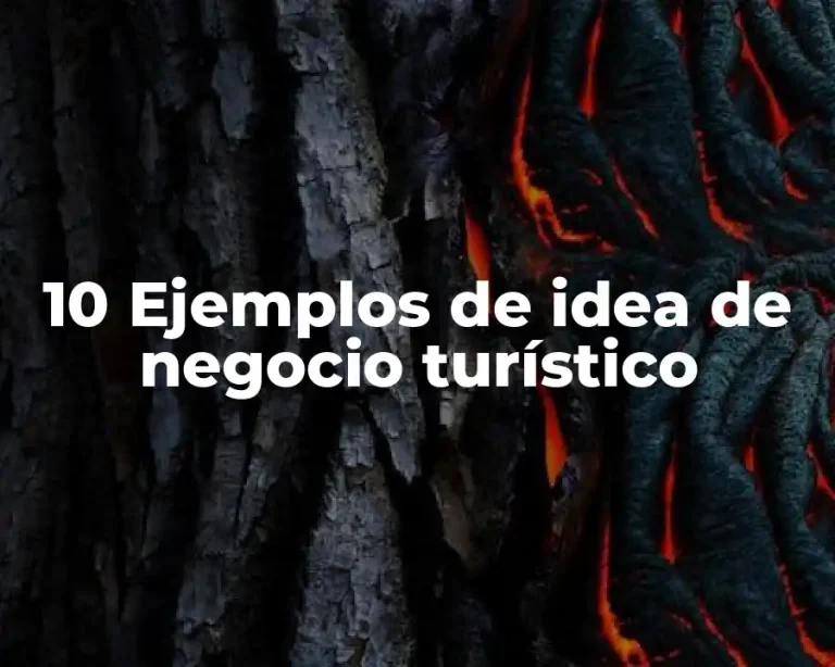 10 Ejemplos de idea de negocio turístico