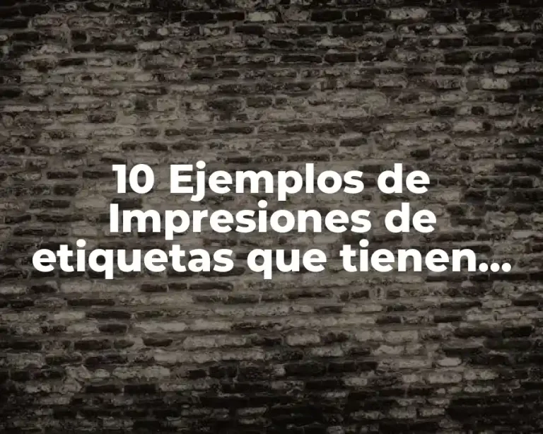 10 Ejemplos de Impresiones de etiquetas que tienen cosas escritas en francés