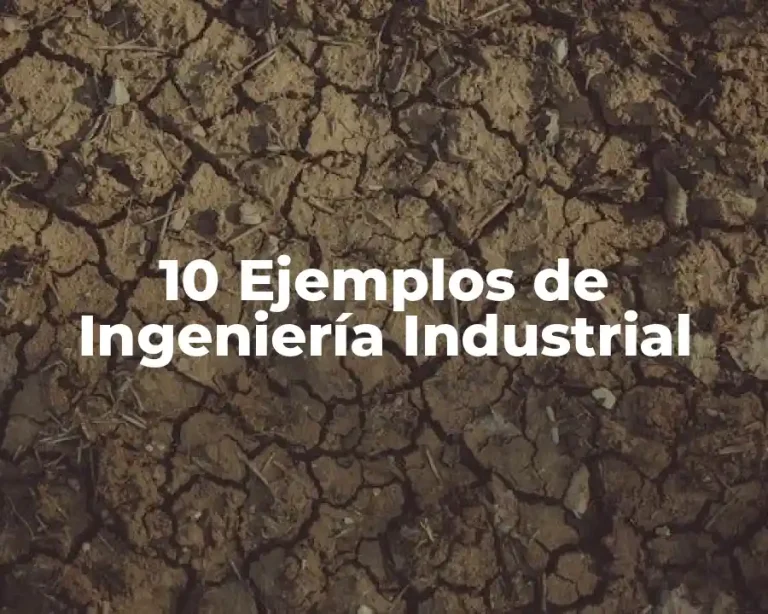 10 Ejemplos de Ingeniería Industrial