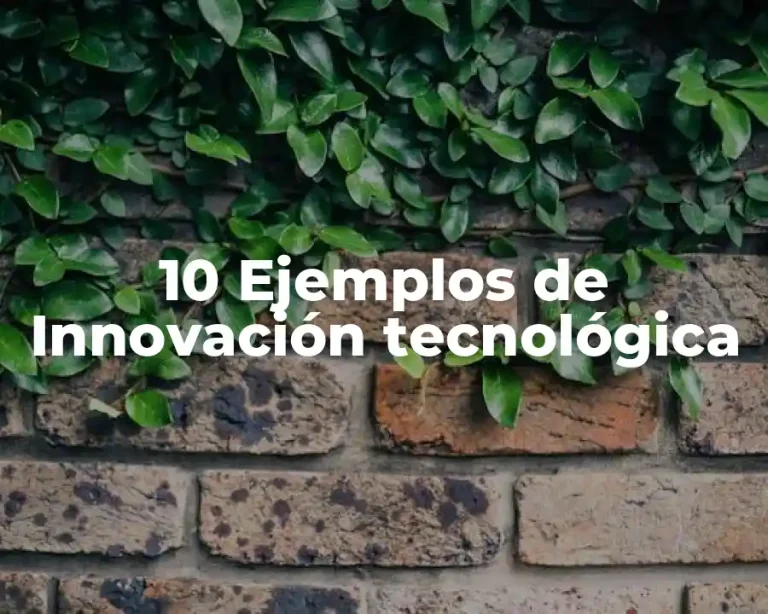 10 Ejemplos de Innovación tecnológica