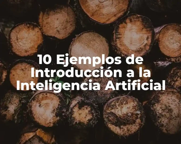 10 Ejemplos de Introducción a la Inteligencia Artificial