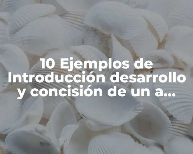 10 Ejemplos de Introducción desarrollo y concisión de un a reseña