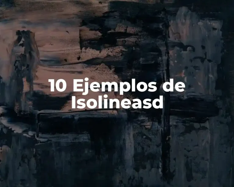 10 Ejemplos de Isolineasd