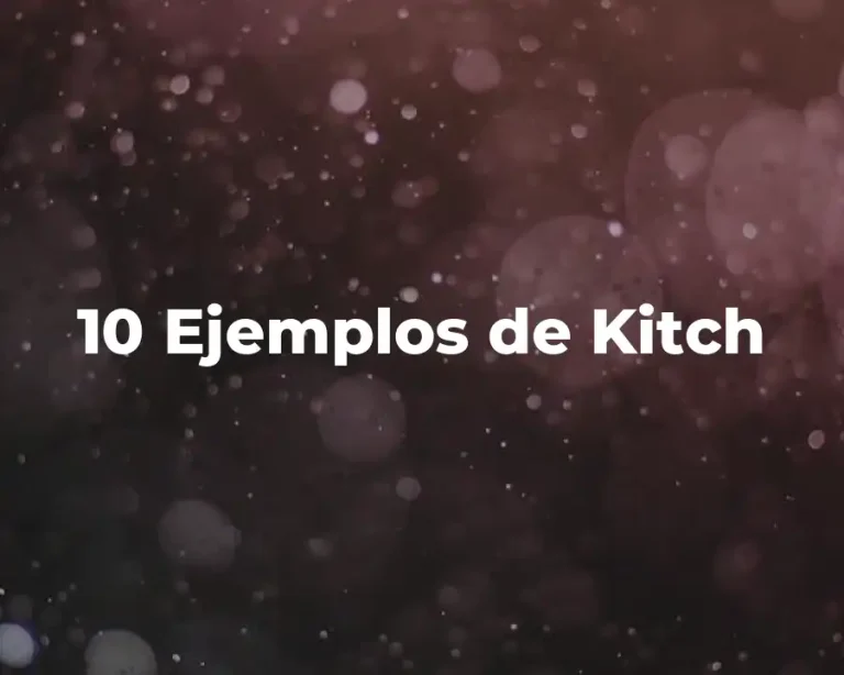 10 Ejemplos de Kitch