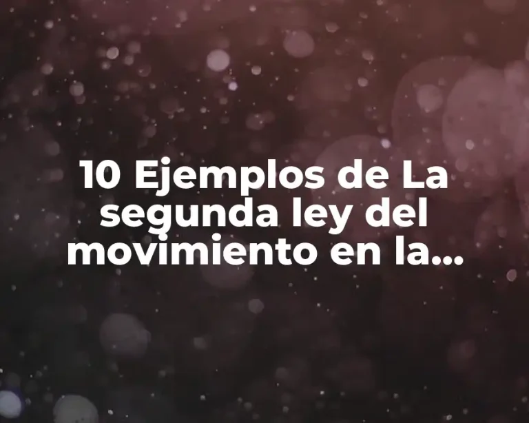 10 Ejemplos de La segunda ley del movimiento en la rotación