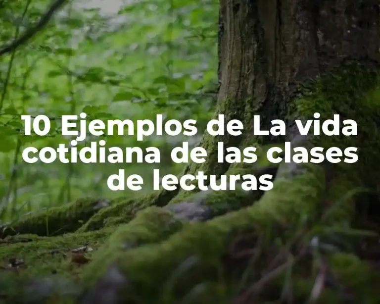 10 Ejemplos de La vida cotidiana de las clases de lecturas
