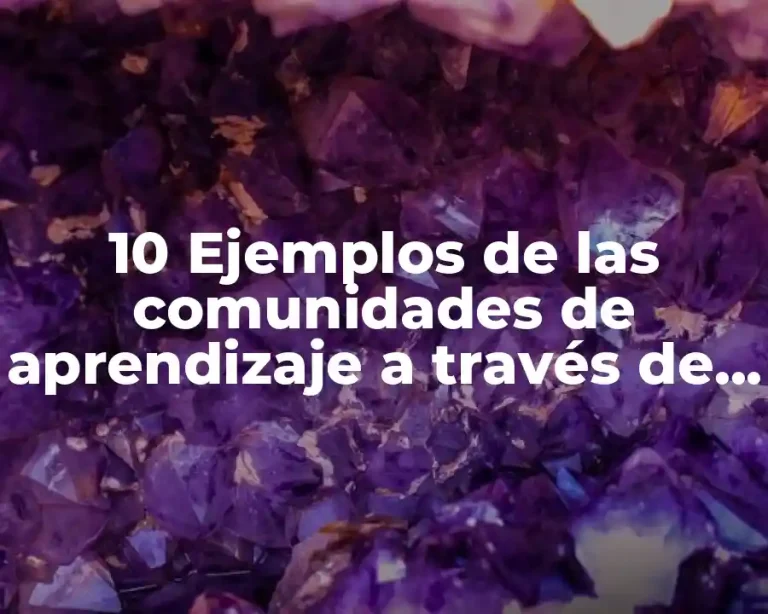 10 Ejemplos de las comunidades de aprendizaje a través de internet