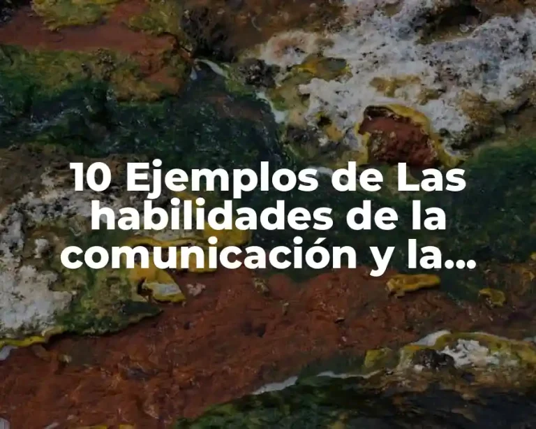 10 Ejemplos de Las habilidades de la comunicación y la formulación
