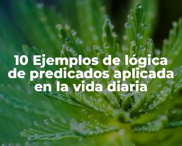 10 Ejemplos de lógica de predicados aplicada en la vida diaria