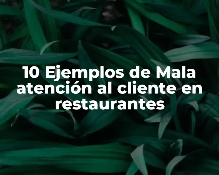 10 Ejemplos de Mala atención al cliente en restaurantes