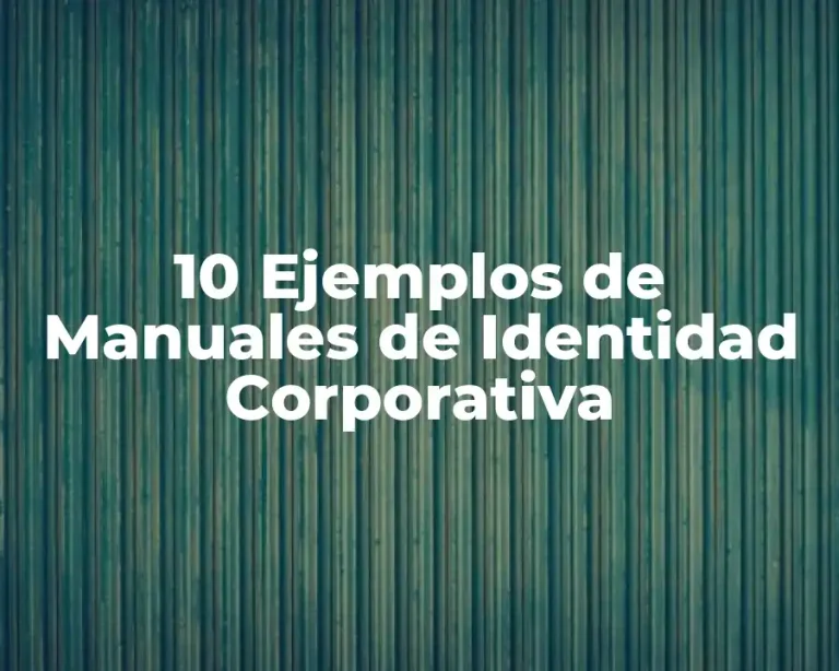 10 Ejemplos de Manuales de Identidad Corporativa