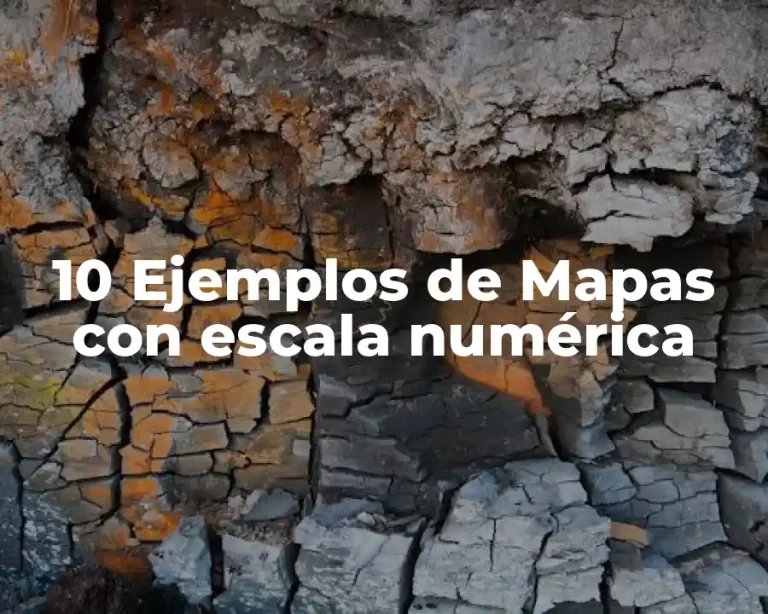 10 Ejemplos de Mapas con escala numérica