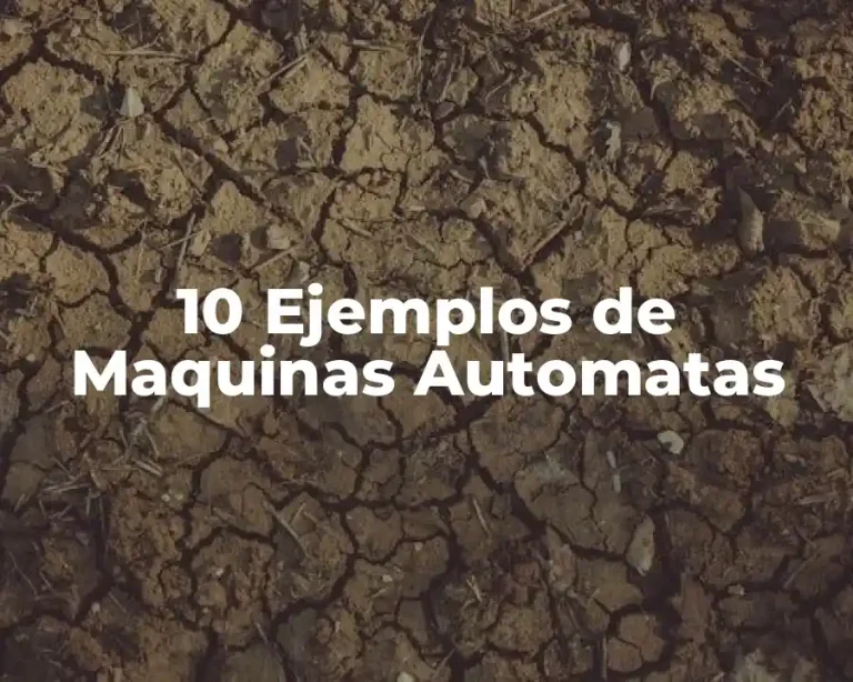 10 Ejemplos de Maquinas Automatas