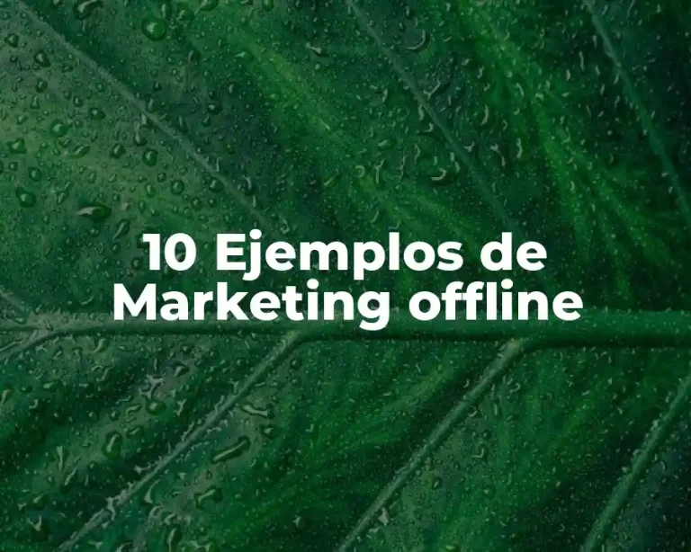 10 Ejemplos de Marketing offline