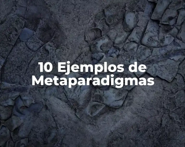 10 Ejemplos de Metaparadigmas