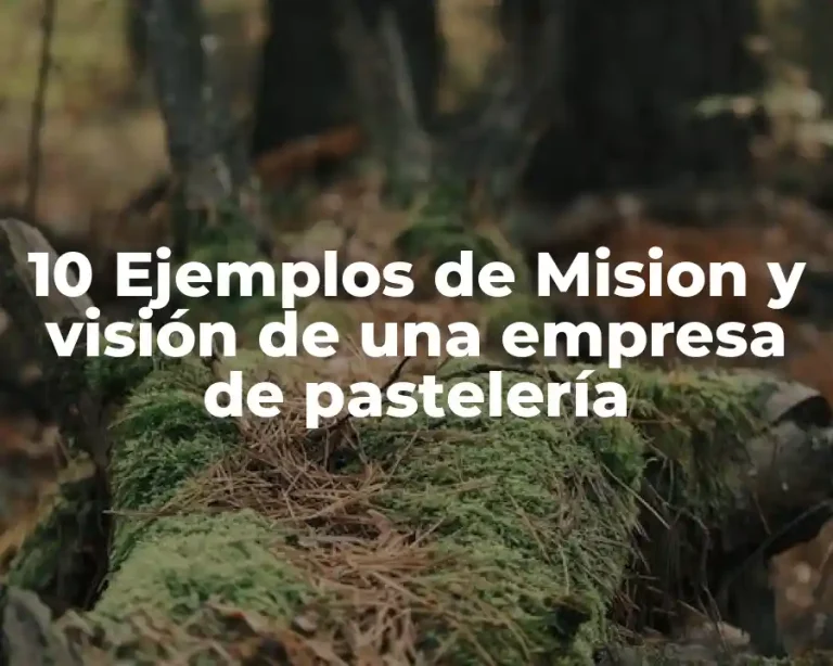 10 Ejemplos de Mision y visión de una empresa de pastelería