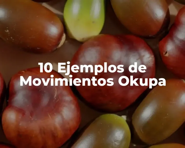 10 Ejemplos de Movimientos Okupa