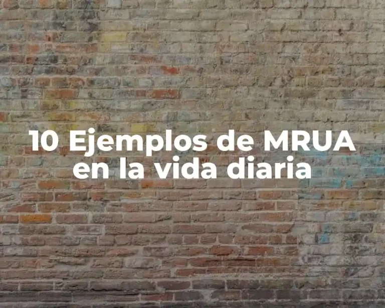 10 Ejemplos de MRUA en la vida diaria