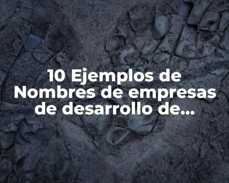 10 Ejemplos de Nombres de empresas de desarrollo de software