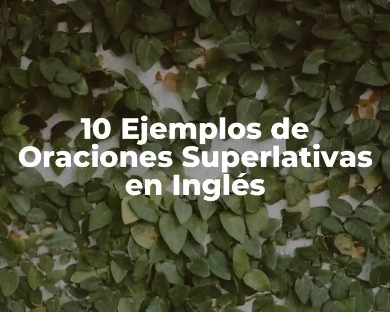 10 Ejemplos de Oraciones Superlativas en Inglés