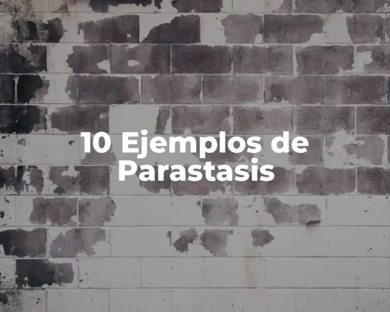 10 Ejemplos de Parastasis