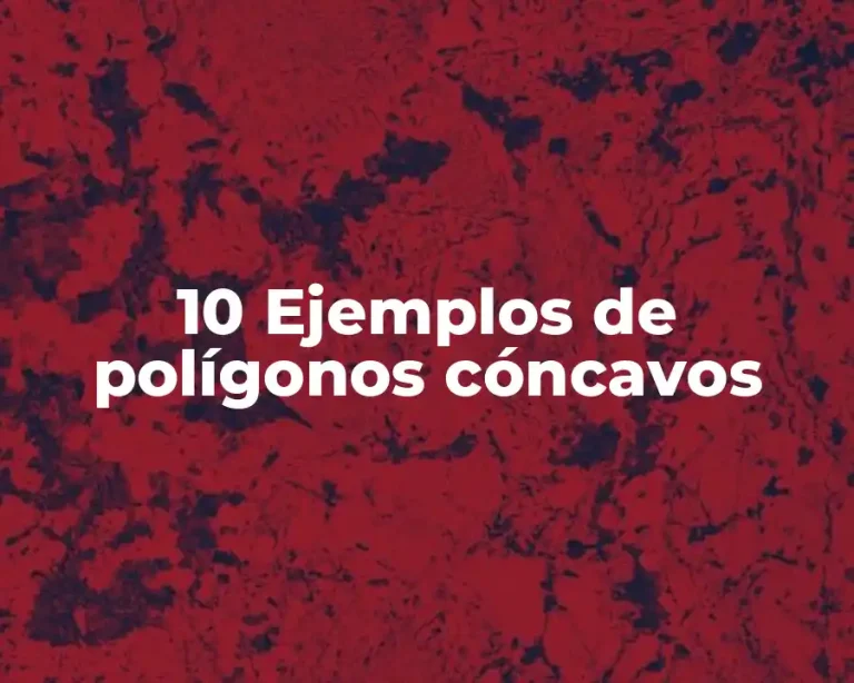 10 Ejemplos de polígonos cóncavos