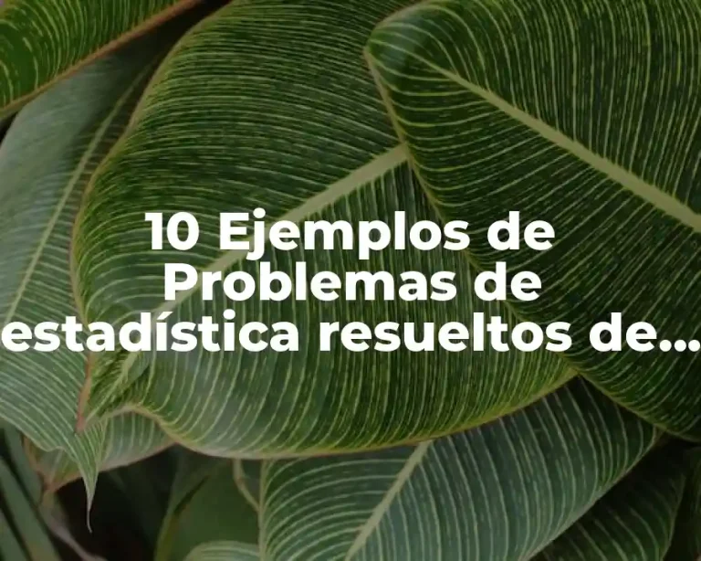 10 Ejemplos de Problemas de estadística resueltos de intervalos de confianza