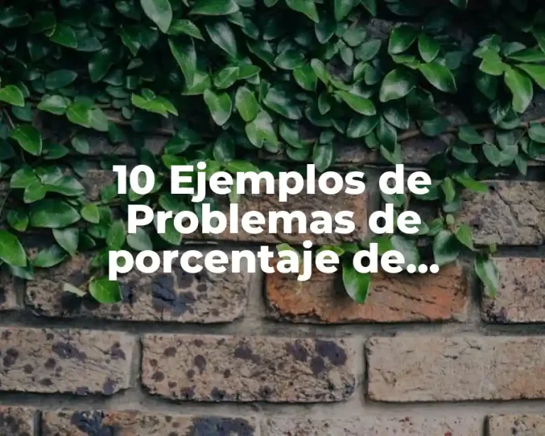 10 Ejemplos de Problemas de porcentaje de descuento