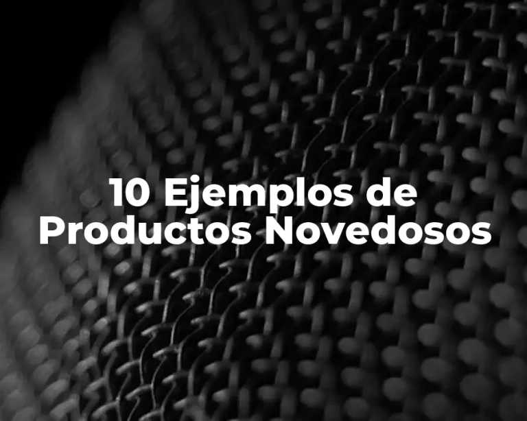 10 Ejemplos de Productos Novedosos