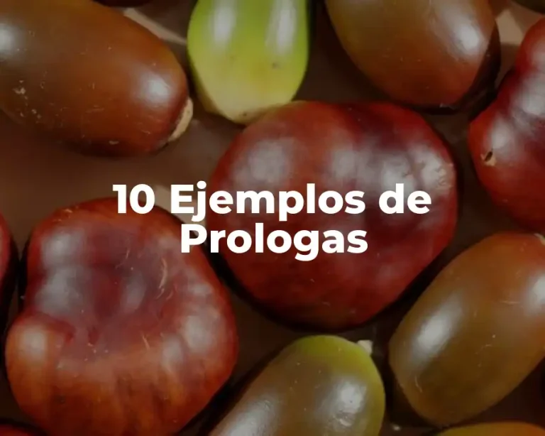 10 Ejemplos de Prologas