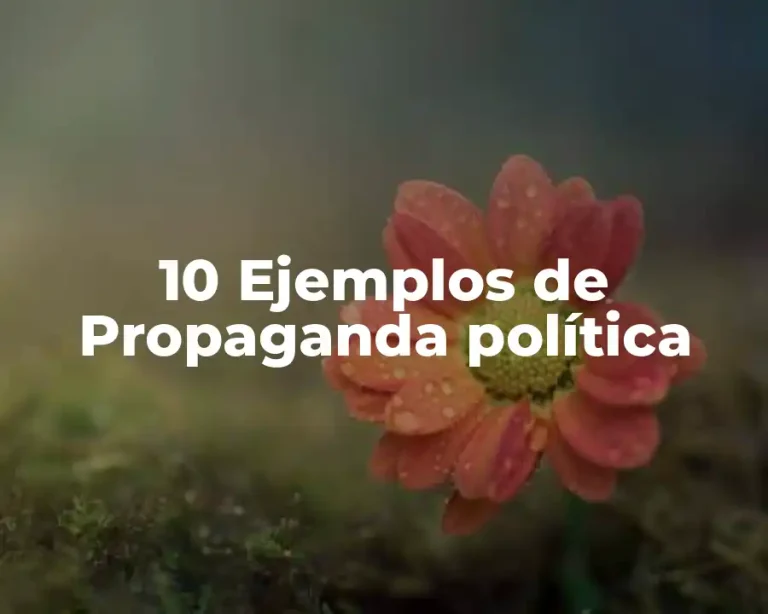 10 Ejemplos de Propaganda política