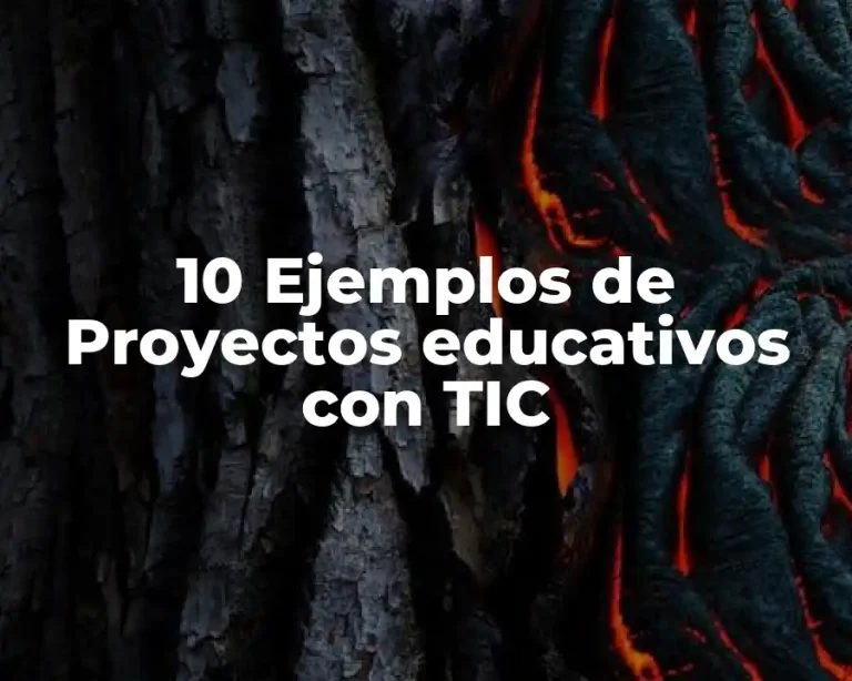 10 Ejemplos de Proyectos educativos con TIC