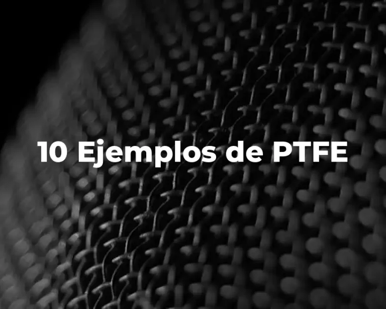 10 Ejemplos de PTFE