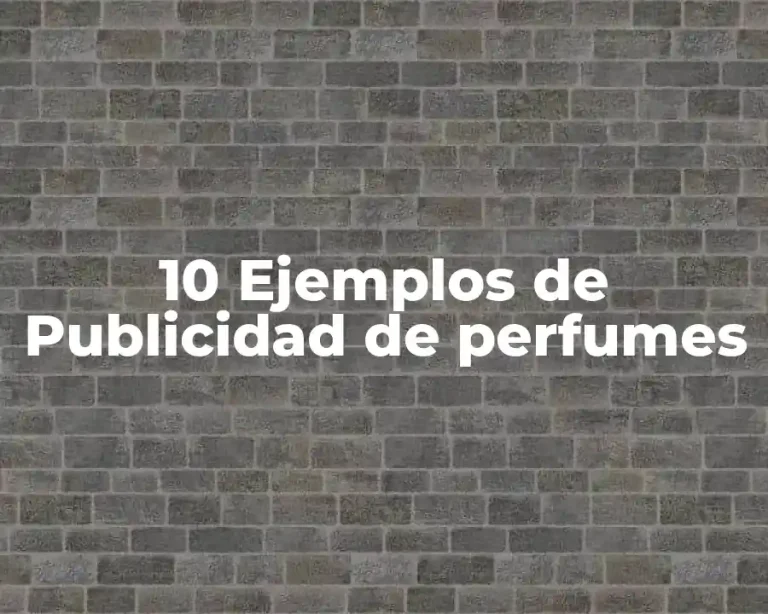 10 Ejemplos de Publicidad de perfumes