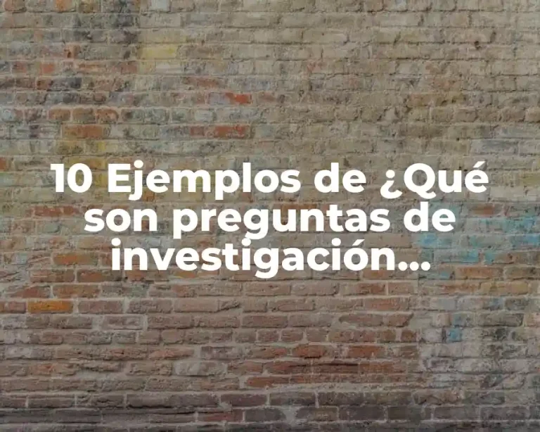 10 Ejemplos de ¿Qué son preguntas de investigación correlacional?