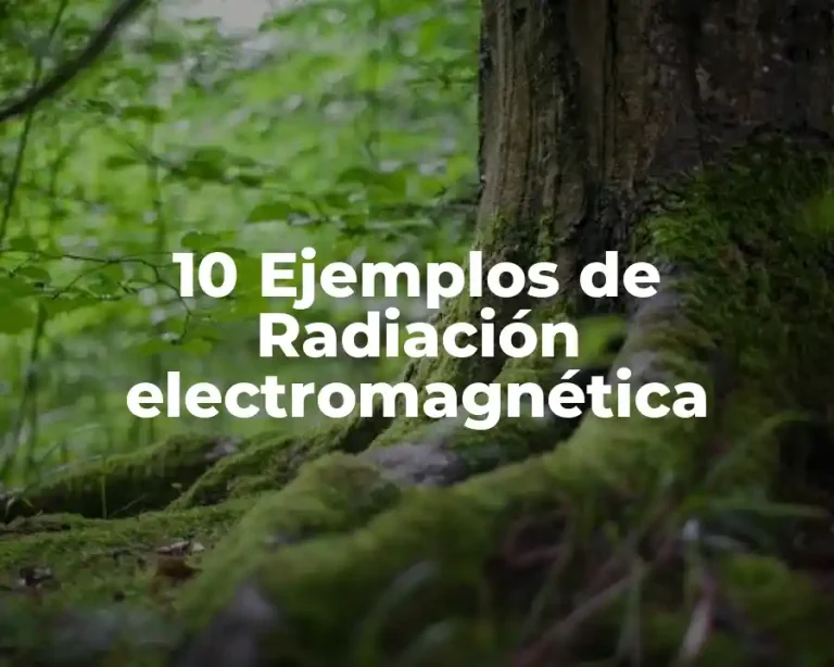 10 Ejemplos de Radiación electromagnética