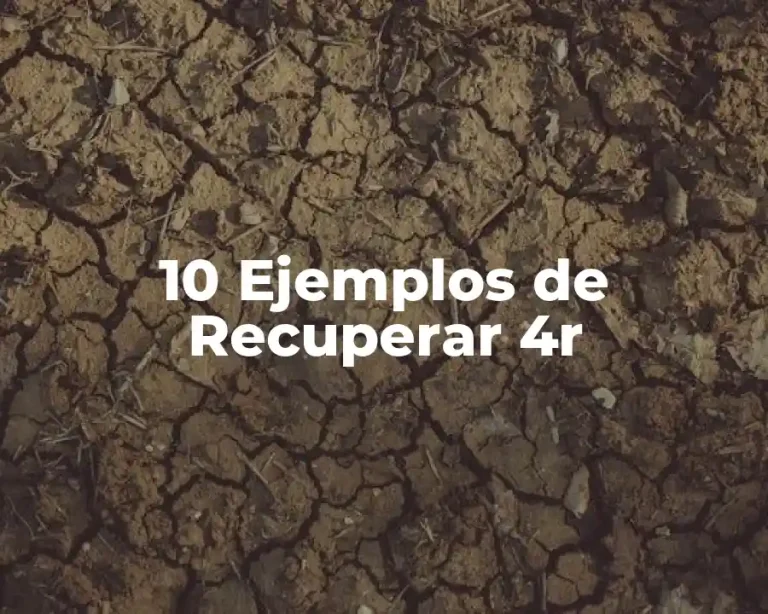 10 Ejemplos de Recuperar 4r