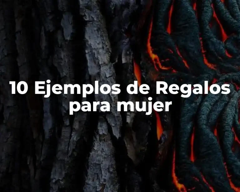 10 Ejemplos de Regalos para mujer