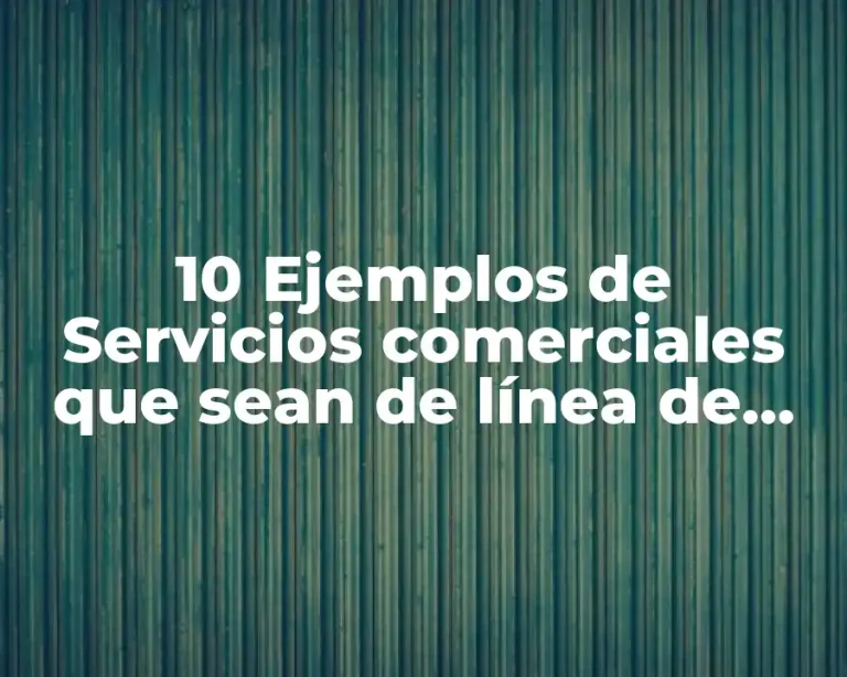 10 Ejemplos de Servicios comerciales que sean de línea de espera