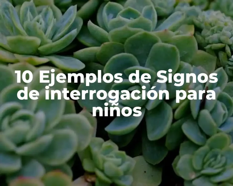 10 Ejemplos de Signos de interrogación para niños