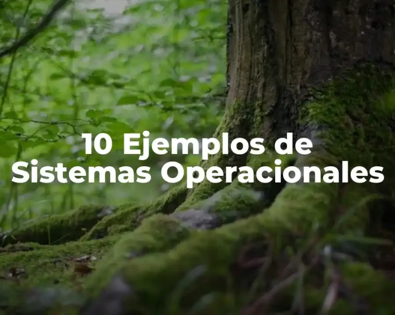 10 Ejemplos de Sistemas Operacionales
