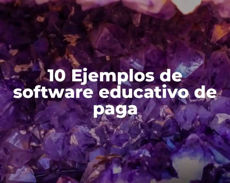10 Ejemplos de software educativo de paga