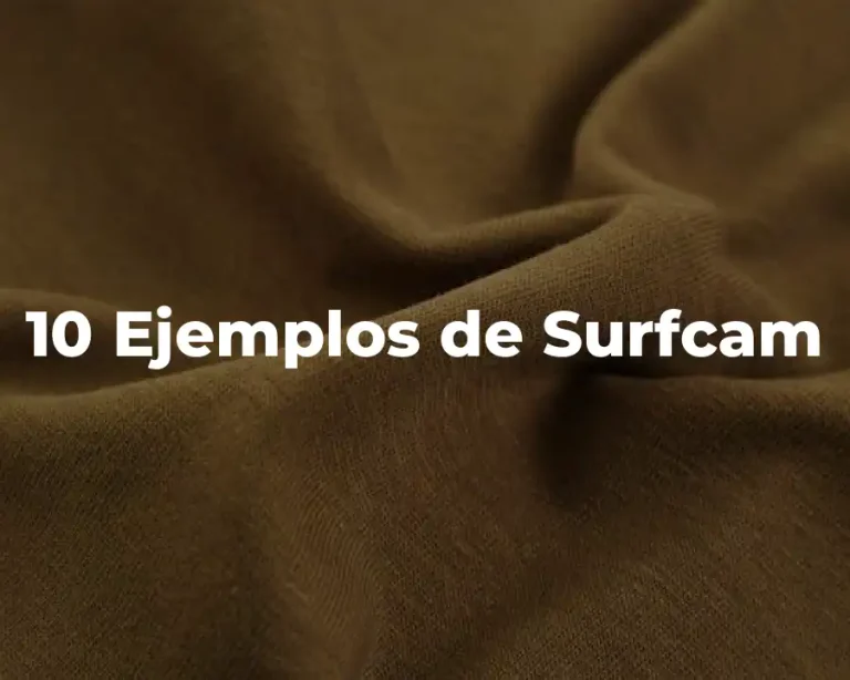 10 Ejemplos de Surfcam