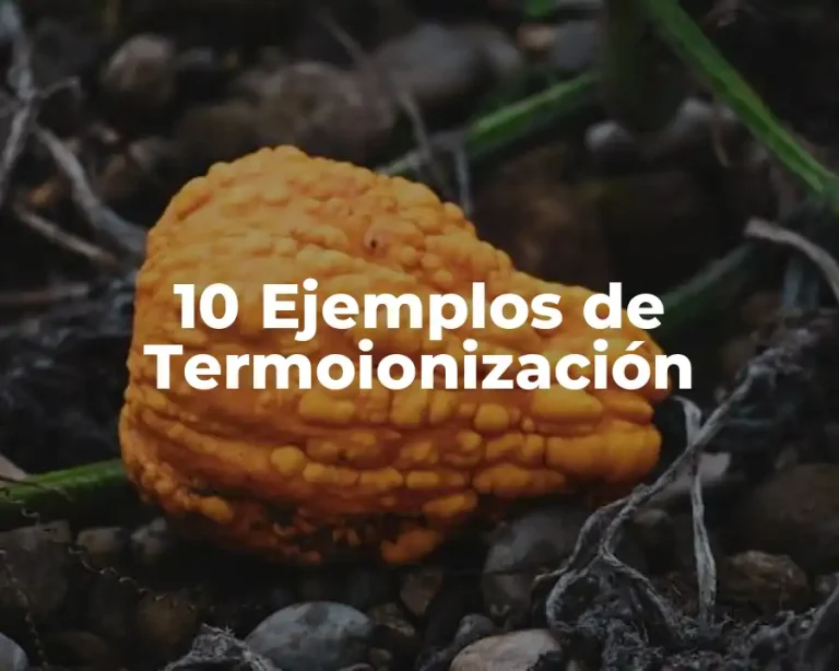 10 Ejemplos de Termoionización