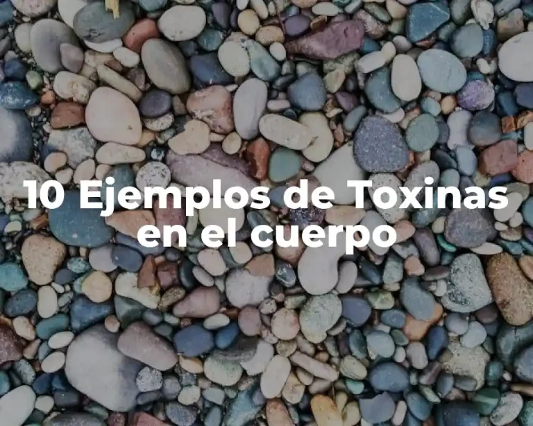 10 Ejemplos de Toxinas en el cuerpo