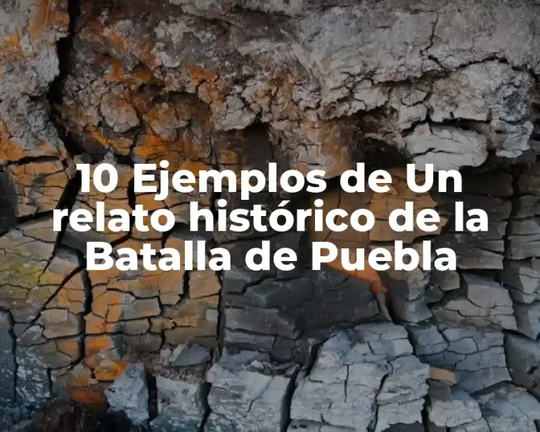 10 Ejemplos de Un relato histórico de la Batalla de Puebla