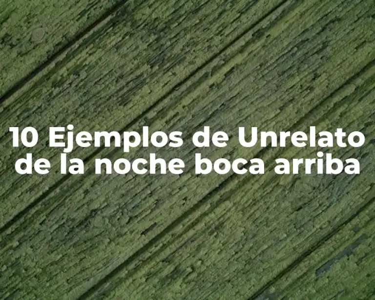 10 Ejemplos de Unrelato de la noche boca arriba