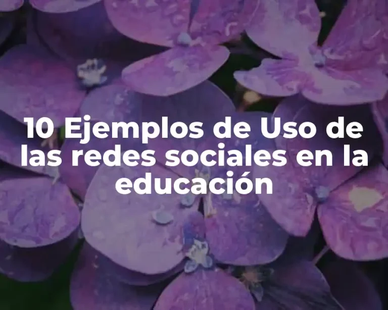 10 Ejemplos de Uso de las redes sociales en la educación