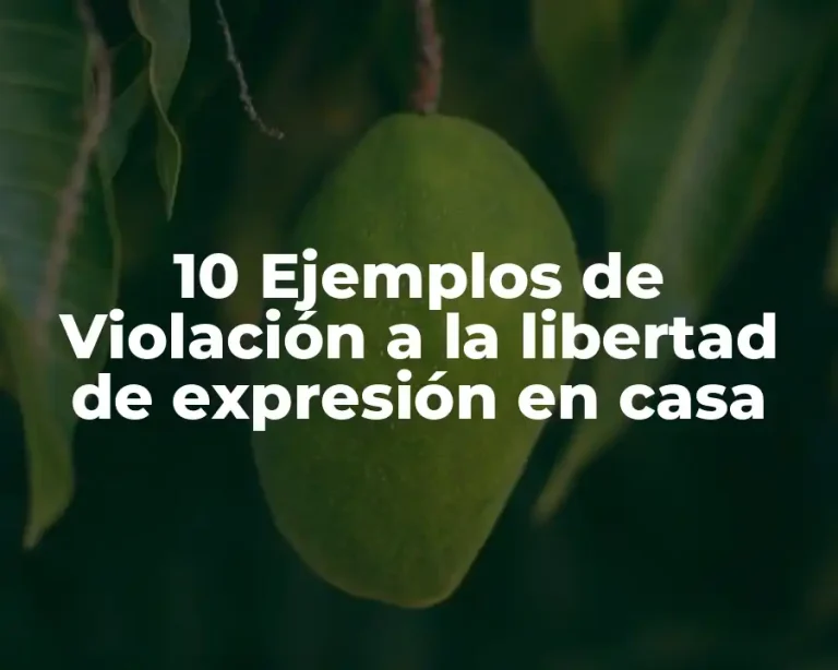 10 Ejemplos de Violación a la libertad de expresión en casa